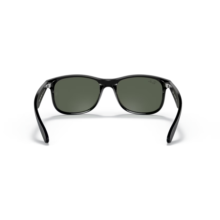 Back view of rayban andy #color_rubber black