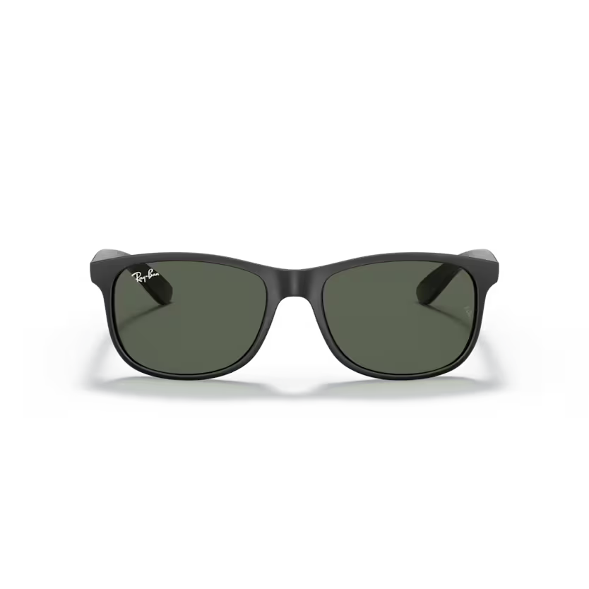 Front view of rayban andy #color_rubber black