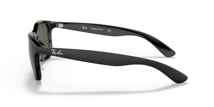 Side view of rayban andy #color_rubber black