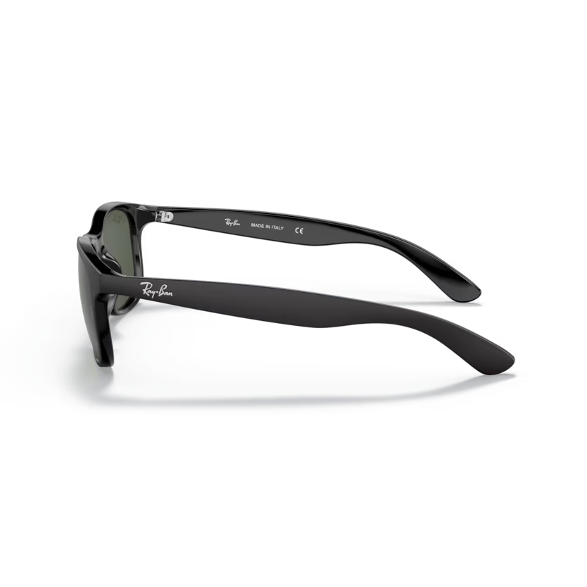 Side view of rayban andy #color_rubber black