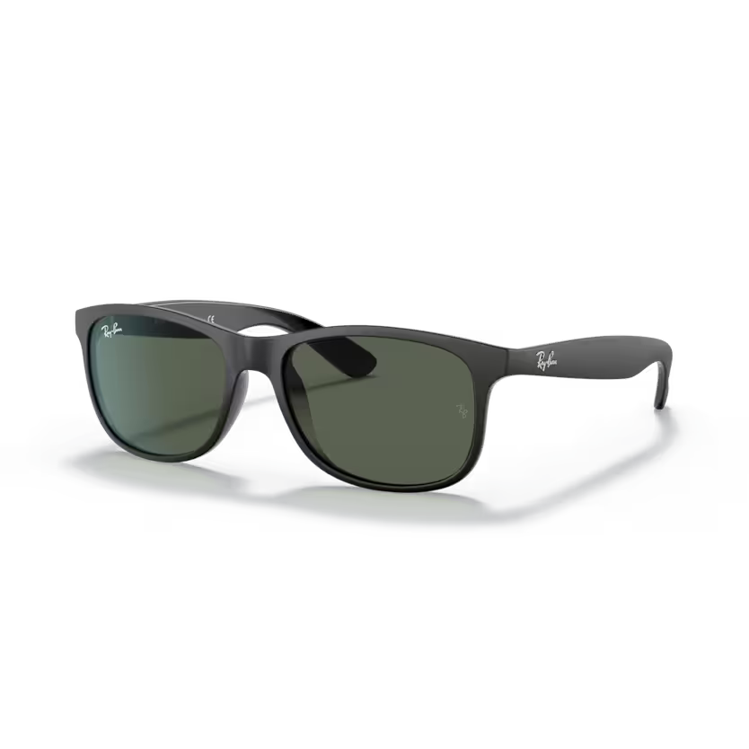 Left view of rayban andy #color_rubber black