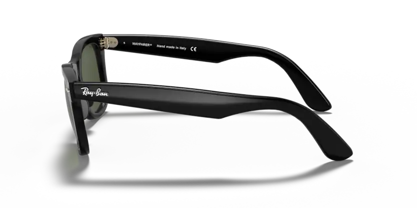 Side view of rayban wayfarer #color_black