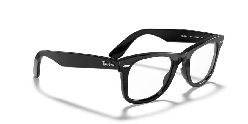 Side view of rayban wayfare ease frame #color_black