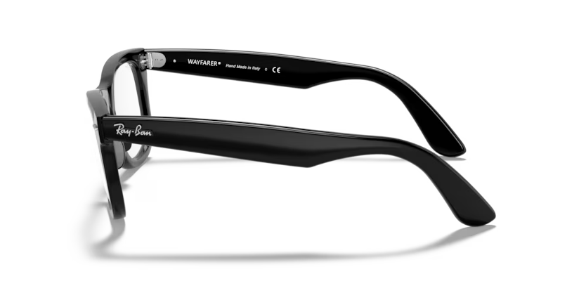 Back view of rayban wayfare ease frame #color_black