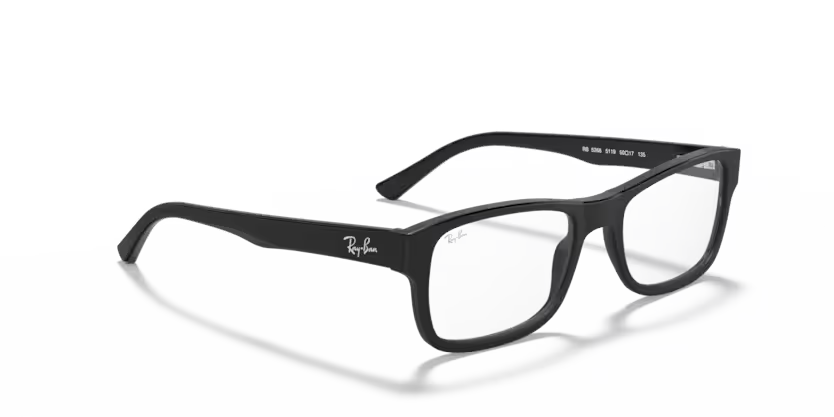 Right view of rayban optics frame #color_matte black