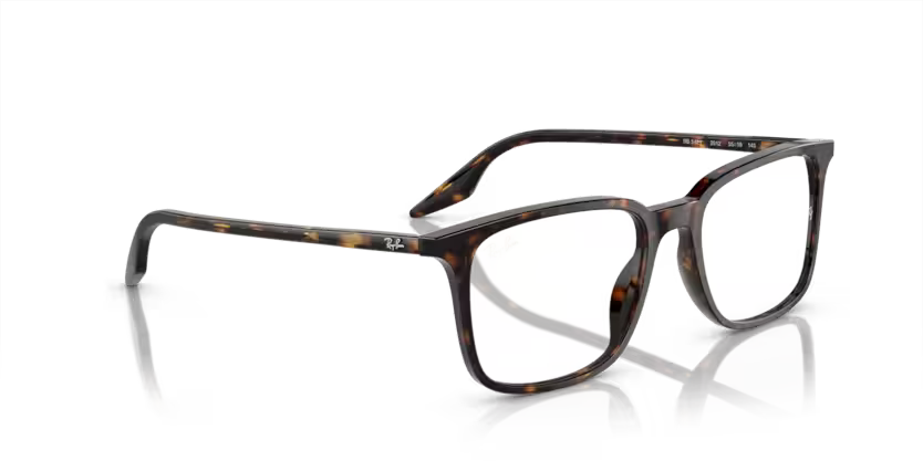 Right view of rayban elliot optics frame #color_brown & violet havana