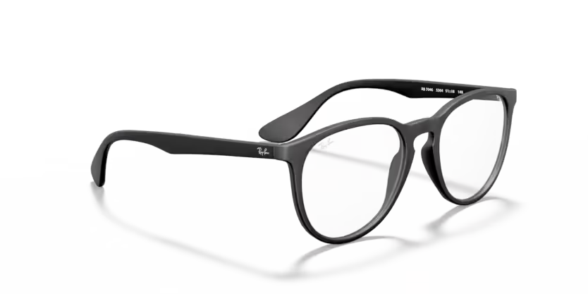 Right view of rayban erika optics frame #color_rubber black
