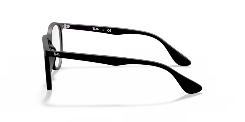 Left view of rayban erika optics frame #color_rubber black