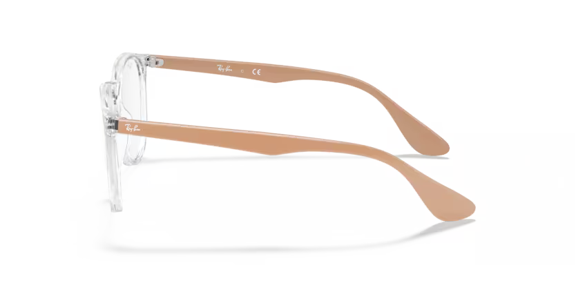 Left view of rayban erika optics frame #color_transparent