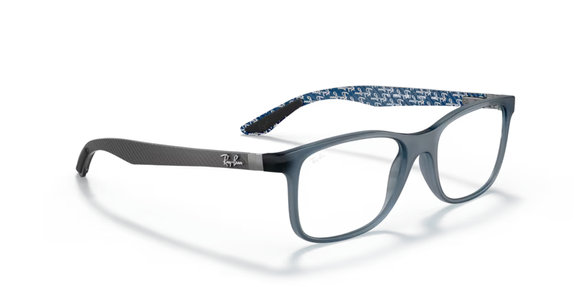 Right view of rayban optics frame #color_matte blue