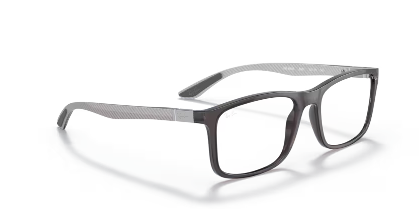Right view of rayban optics frame #color_transparent grey