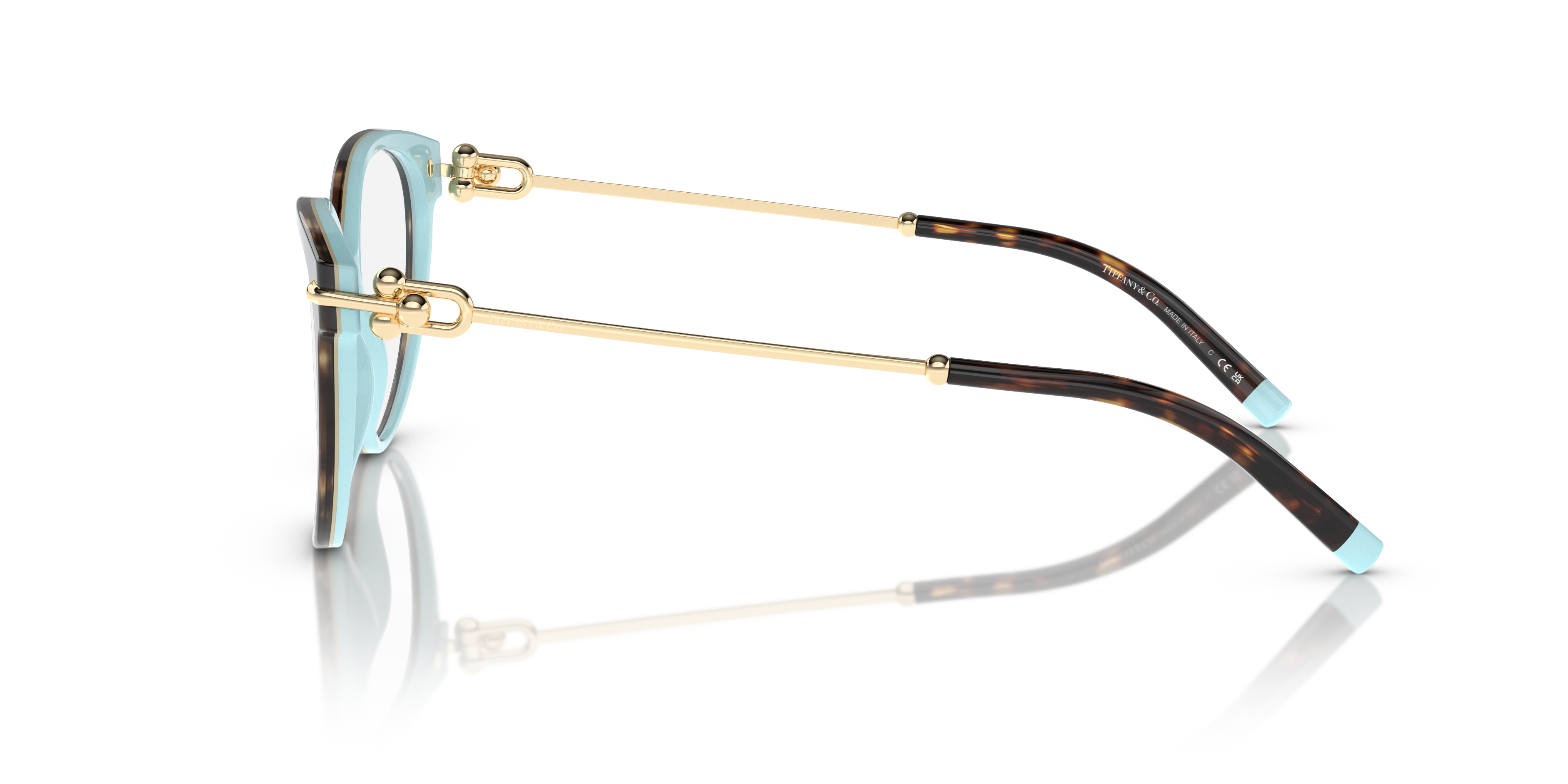 Left view of Tiffany 2217 1#color_Havana on tiffany blue