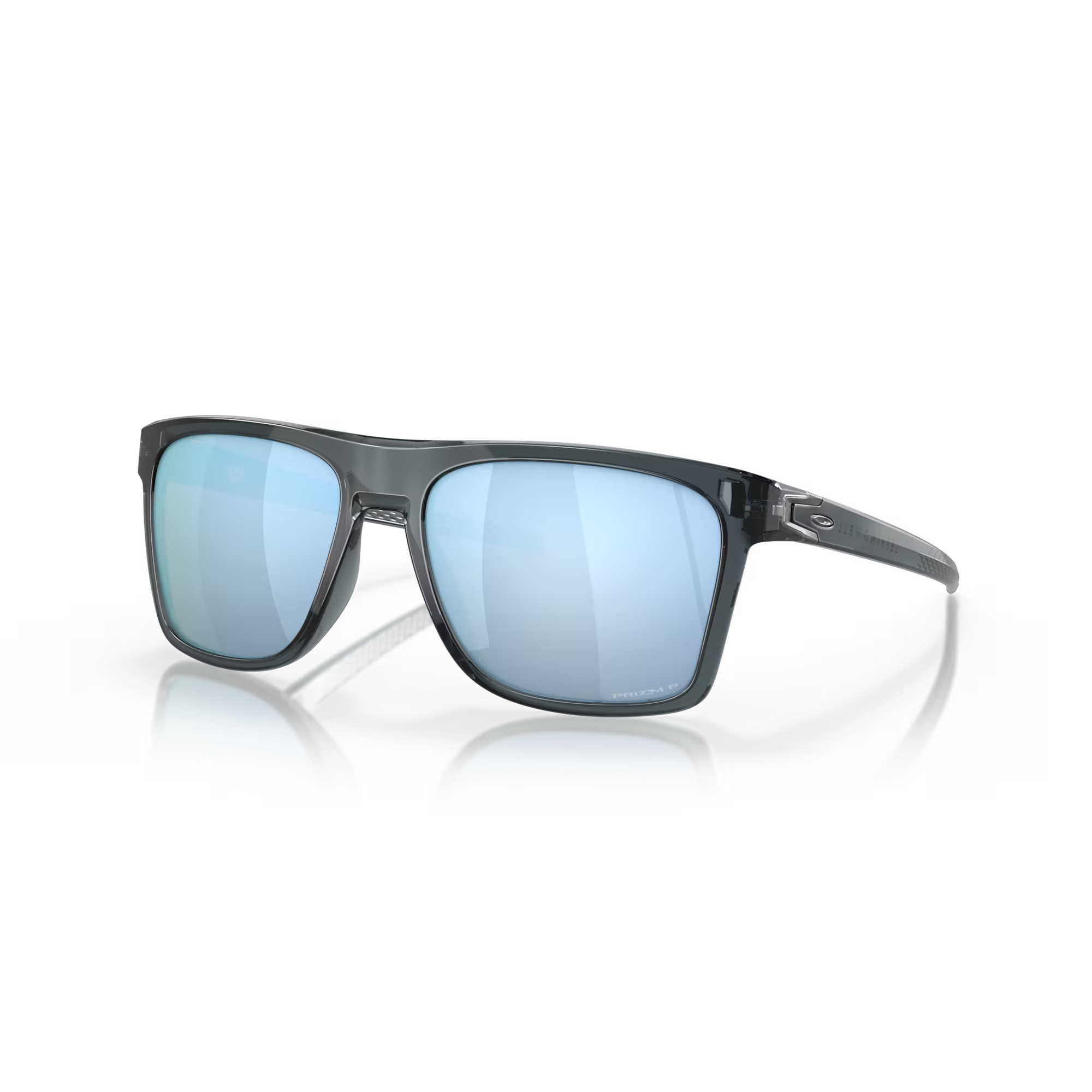 Front view of Oakley Leffingwell #color_Crystal Black