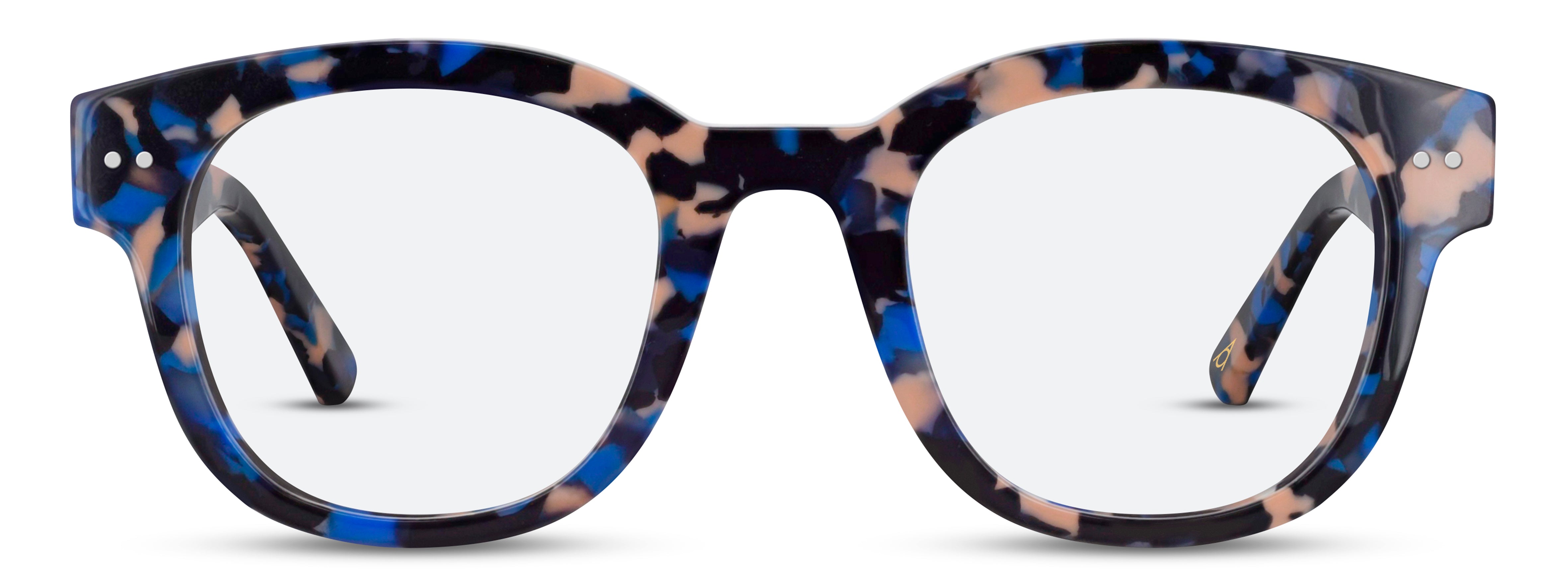 Front view of Arhlo frame ARH001#color_C1 Blue Marble