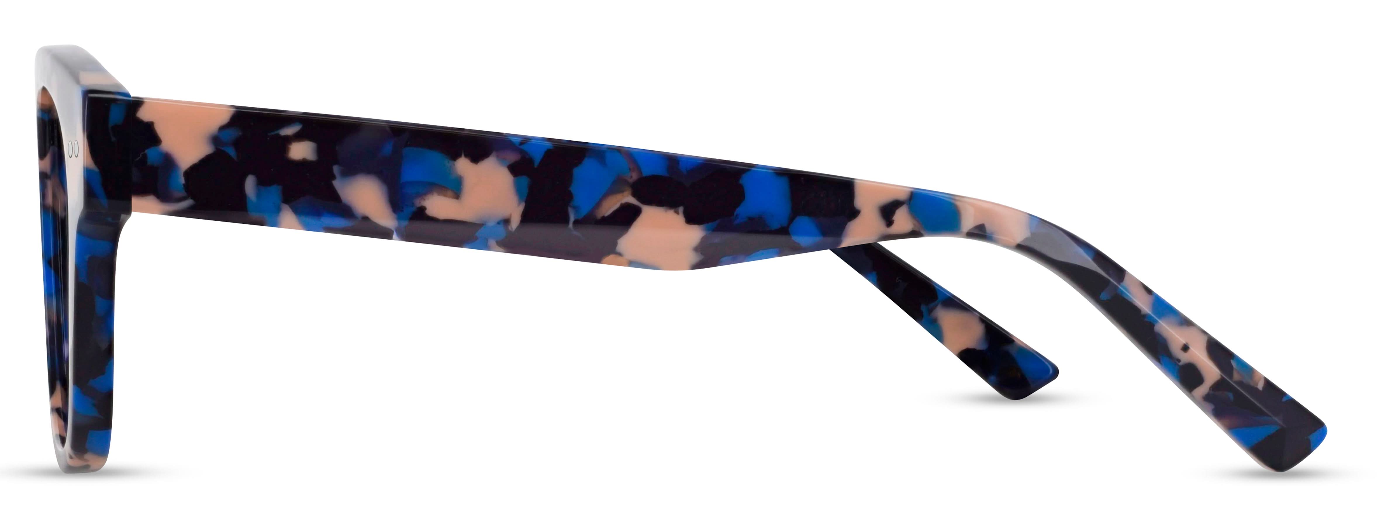 Angled view of Arhlo frame ARH001#color_C1 Blue Marble