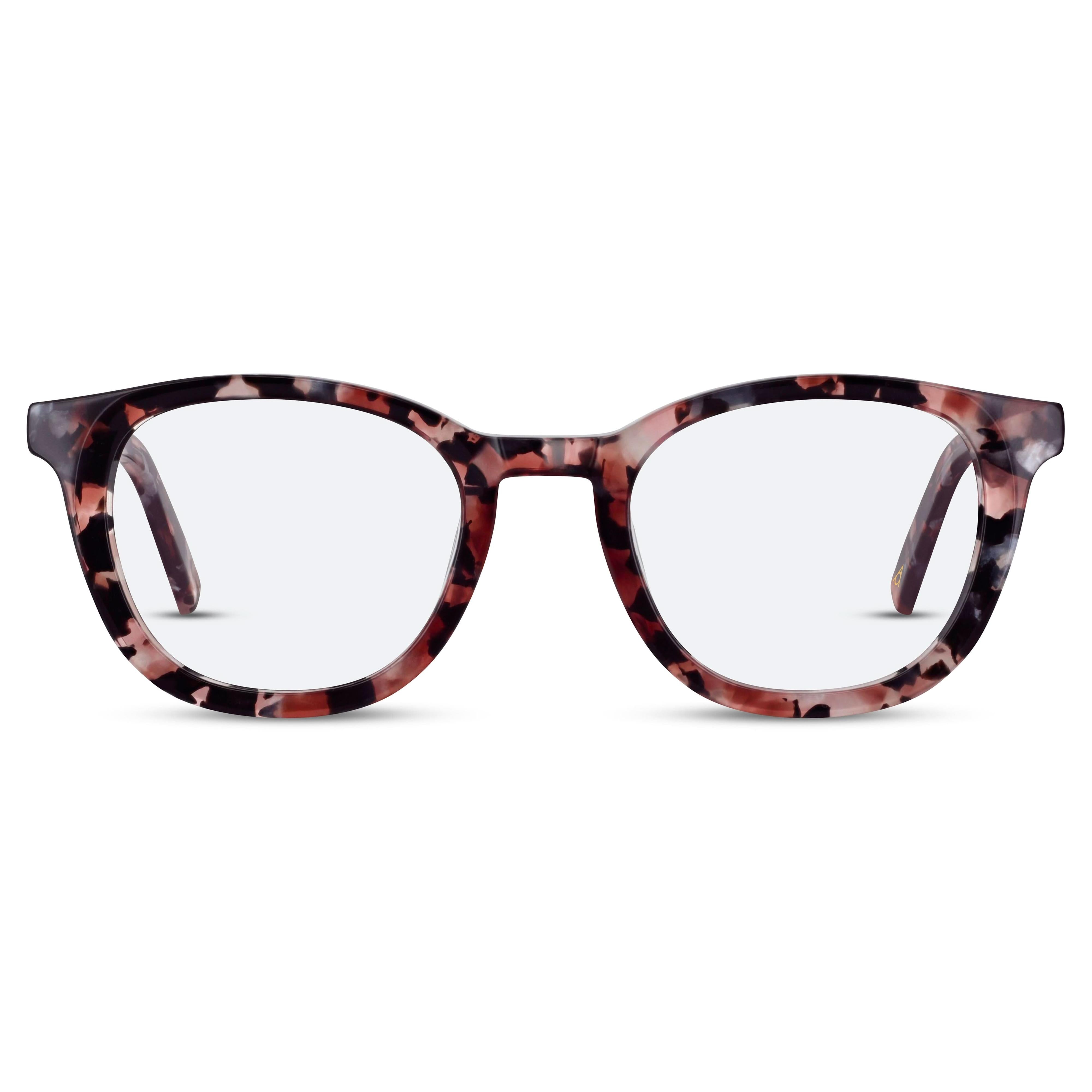 Front view of Arhlo frame ARH003#color_C1 Polished Nude Marble