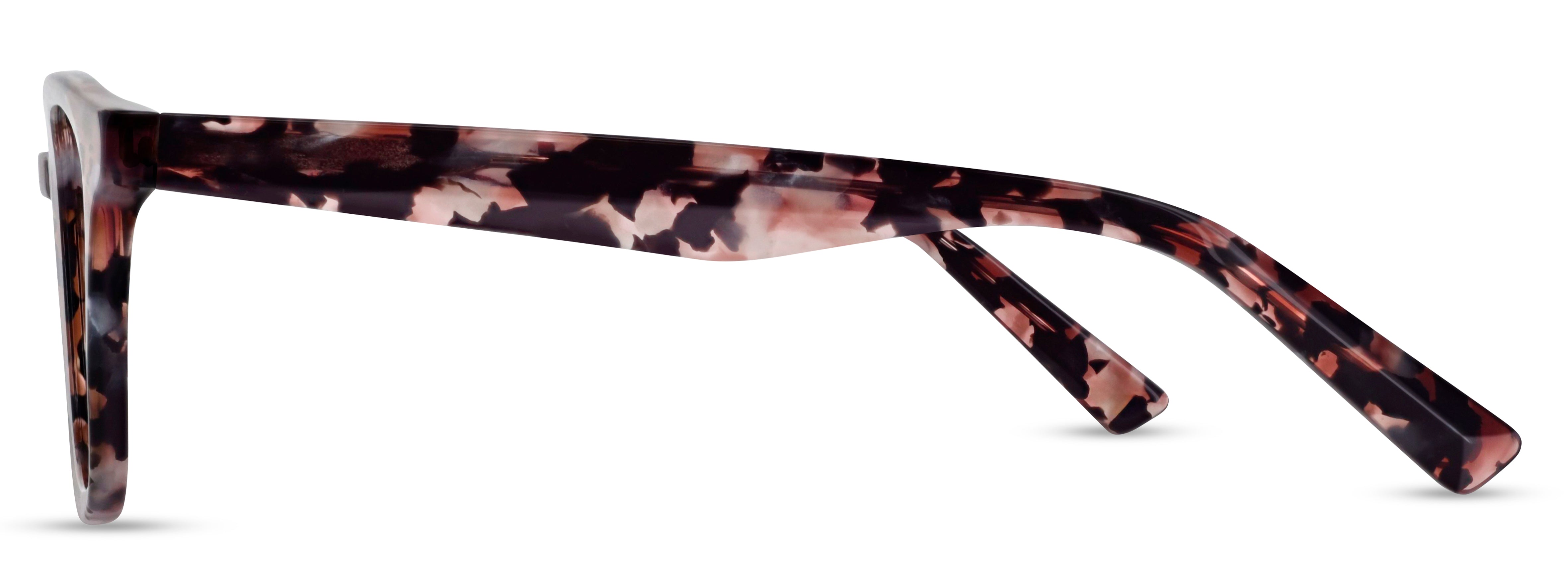 Angled view of Arhlo frame ARH003#color_C1 Polished Nude Marble