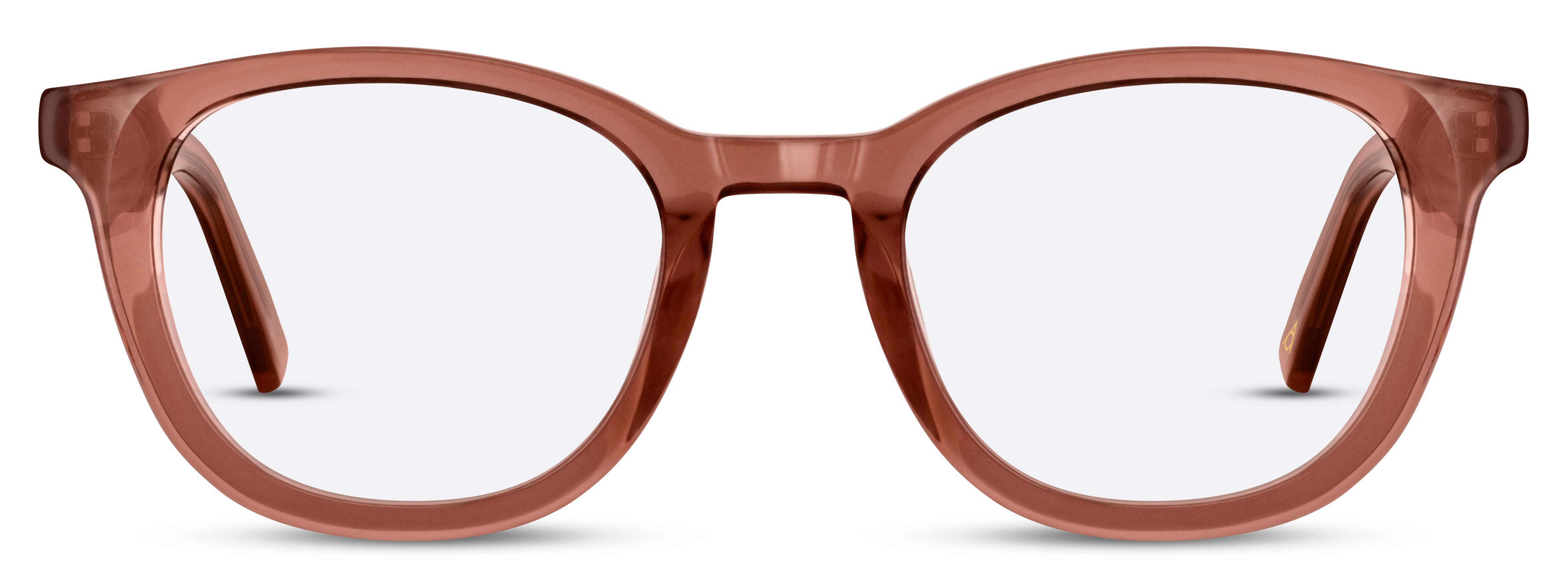 Front view of Arhlo frame ARH003#color_C2 Pink Crystal