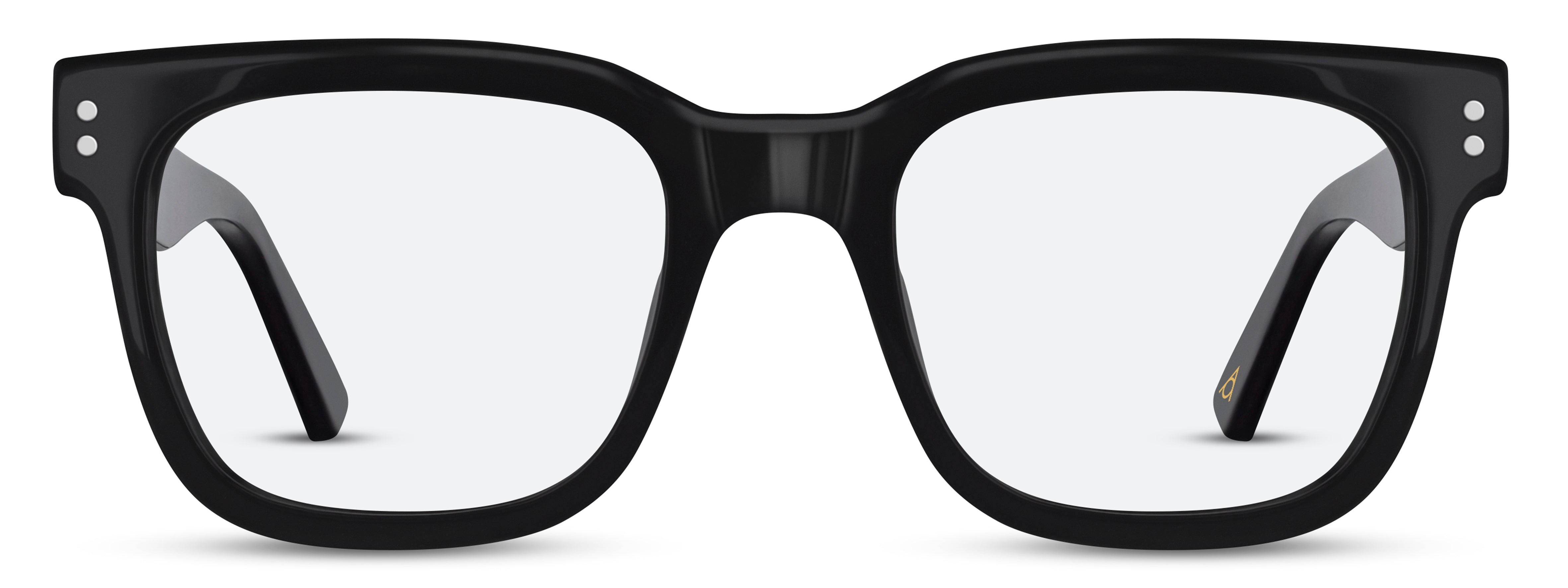 Front view of Arhlo frame ARH004#color_C1 Matt Black