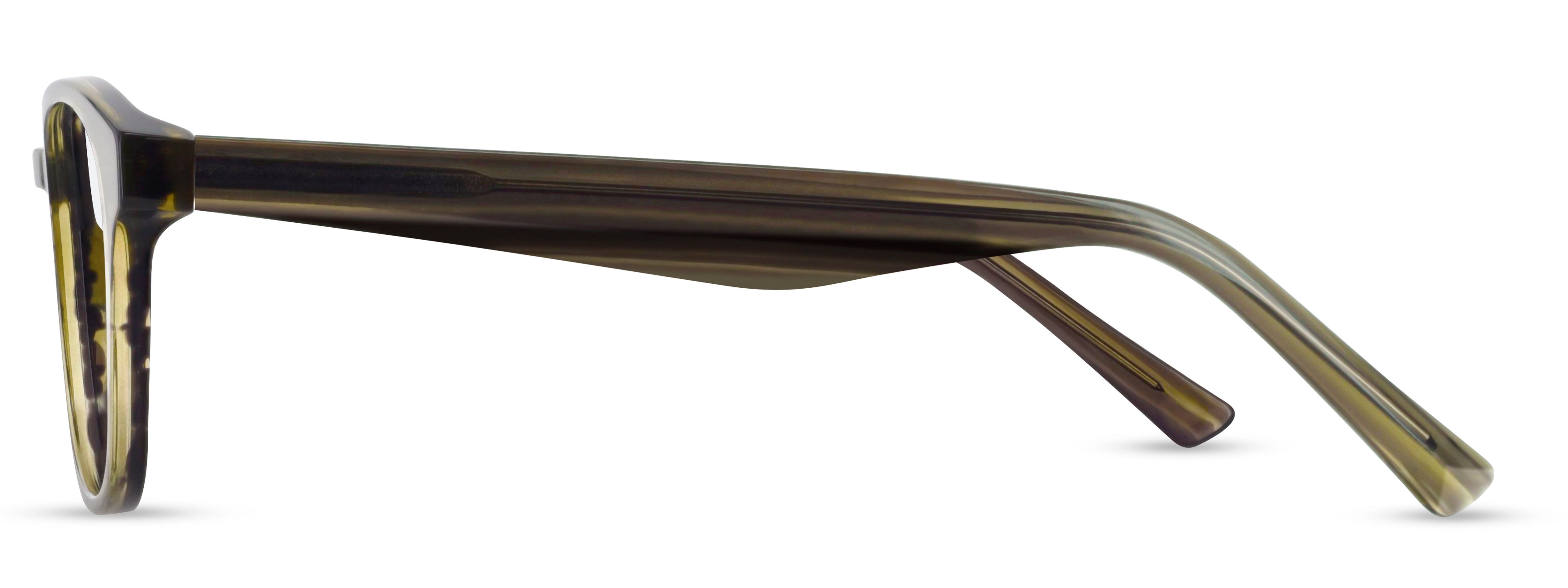 Angled view of Arhlo frame ARH006#color_C1 Polished Green