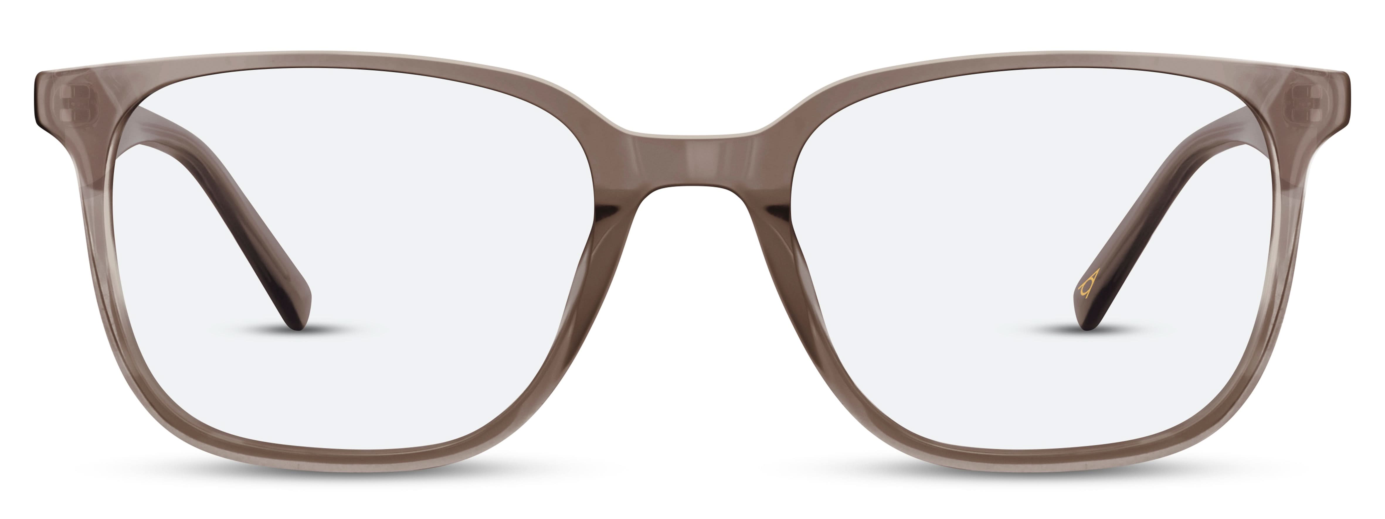 Front view of Arhlo frame ARH010#color_C2 Polished Grey Crystal