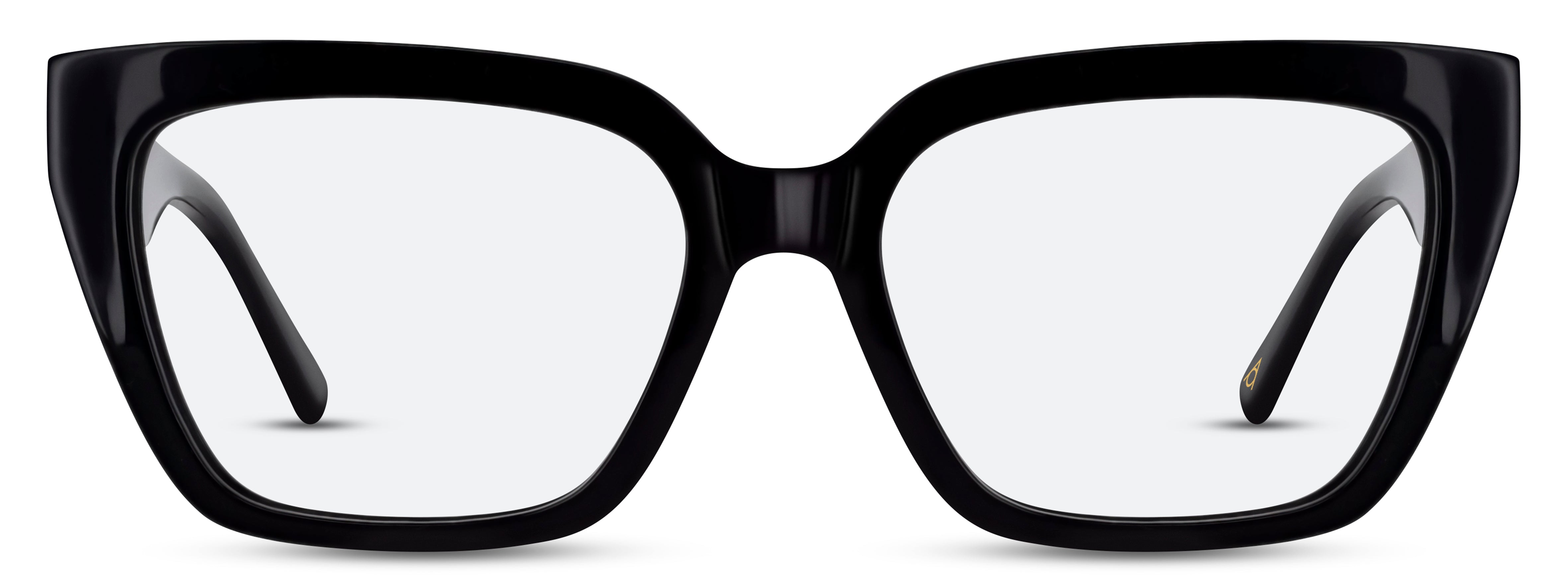 Front view of Arhlo frame ARH013#color_C1 Black