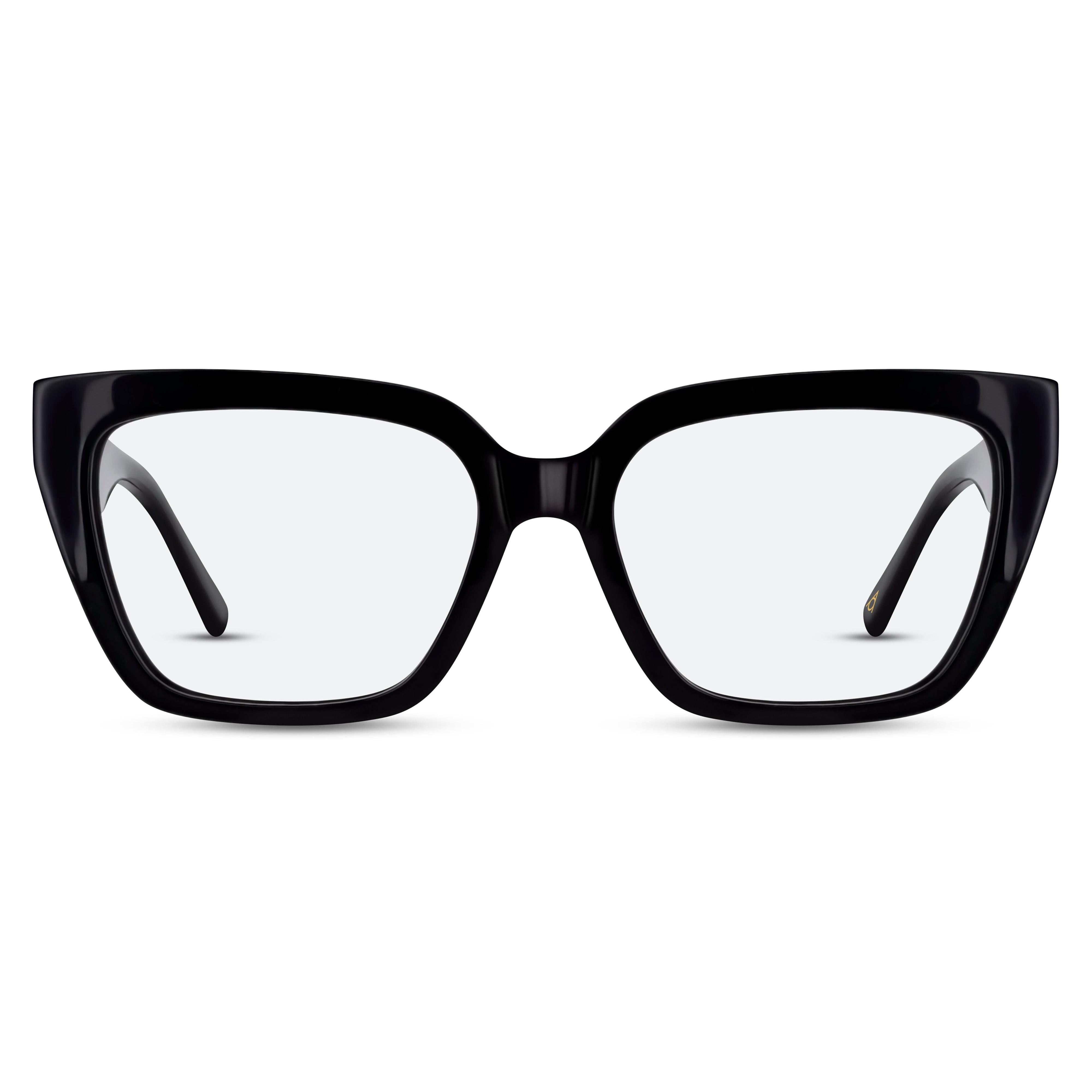 Front view of Arhlo frame ARH013#color_C1 Black
