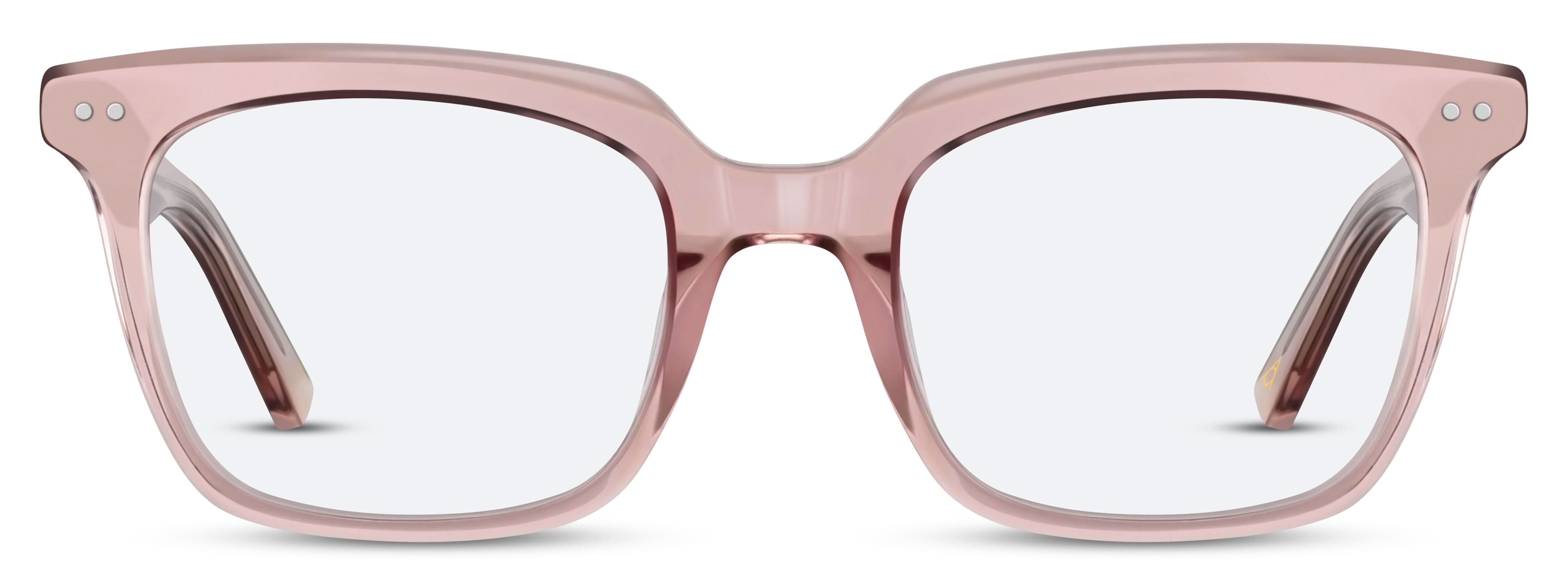 Front view of Arhlo frame ARH015#color_C2 Pink Crystal