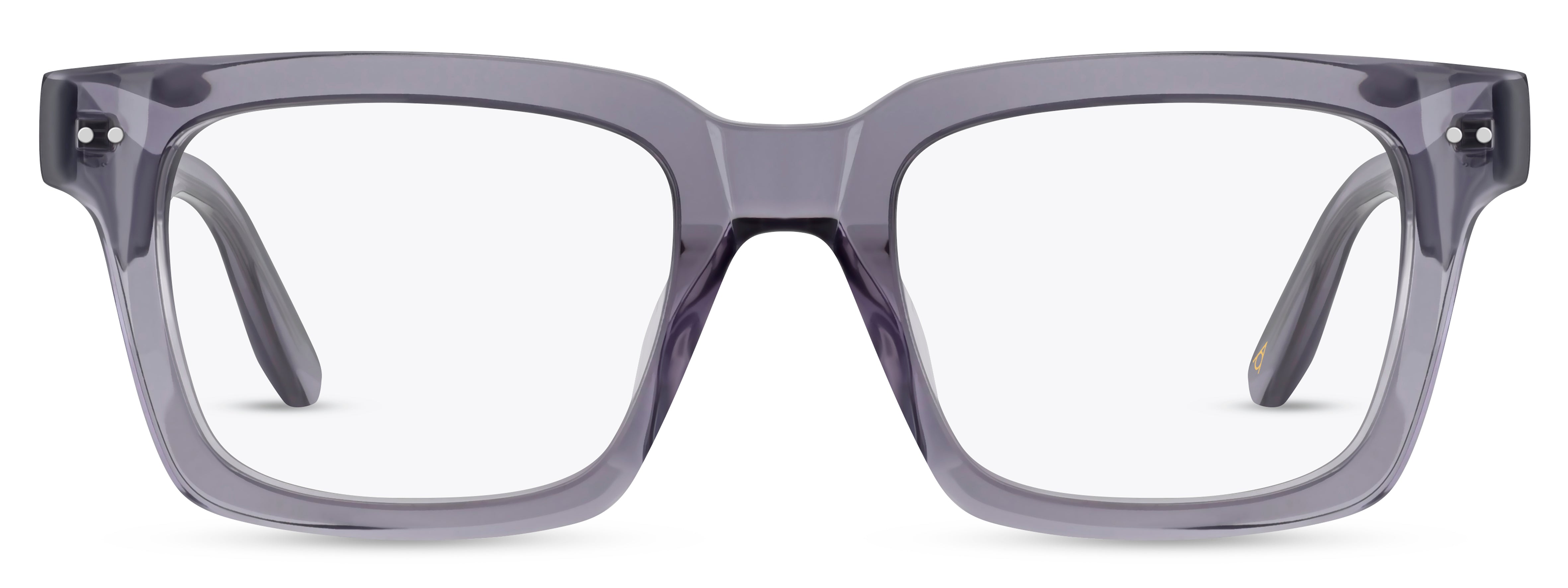 Front view of Arhlo frame ARH023#color_C2 Grey Crystal