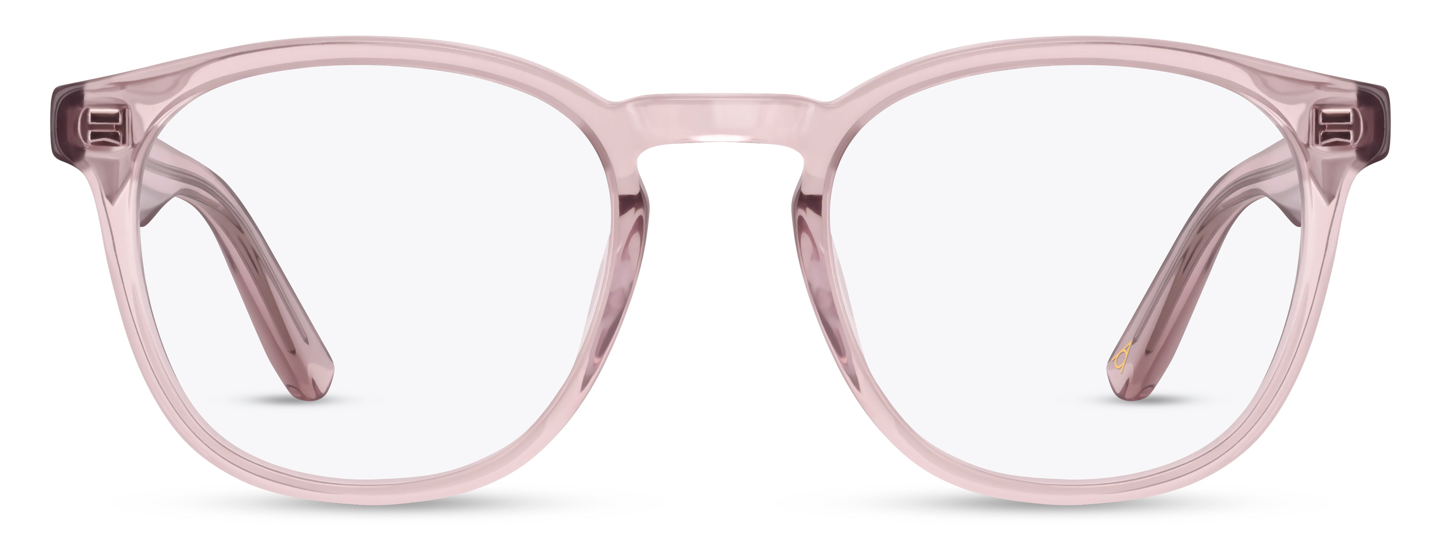 Front view of Arhlo frame ARH024#color_C2 Pink Crystal