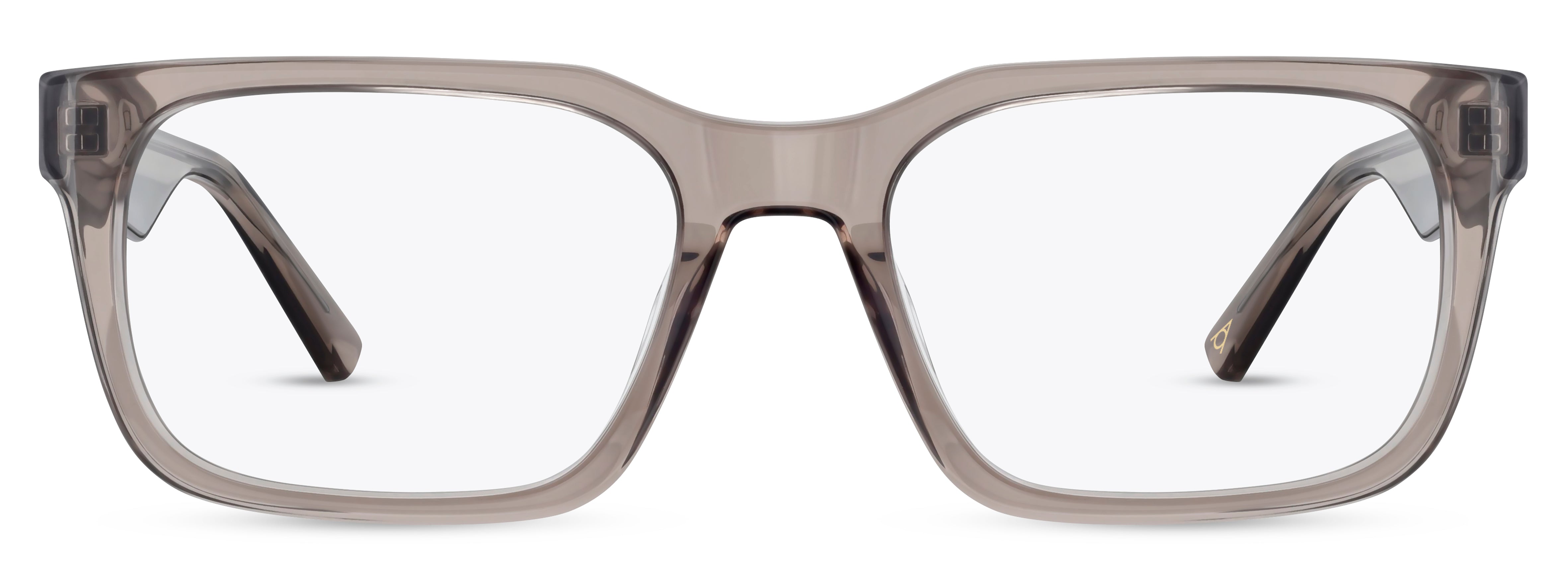 Front view of Arhlo frame ARH025#color_C2 Polished Warm Grey