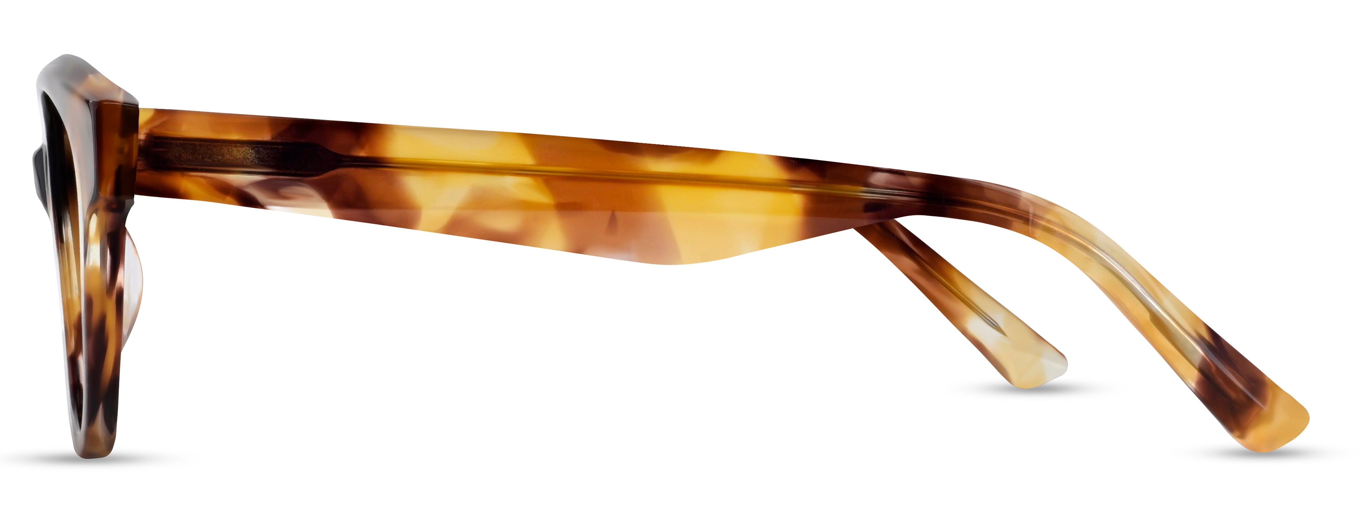 Angled view of Arhlo frame ARH026#color_C2 Brown Marble