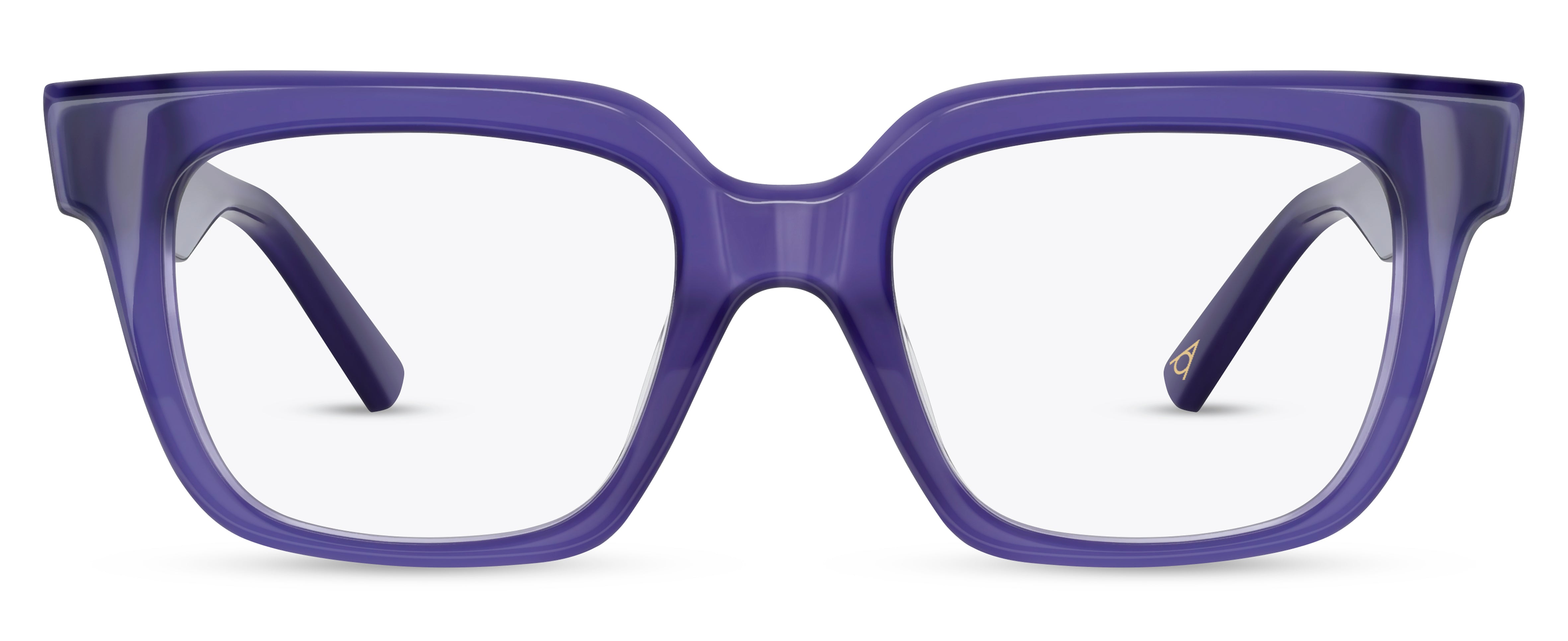 Front view of Arhlo frame ARH031#color_C1 Purple