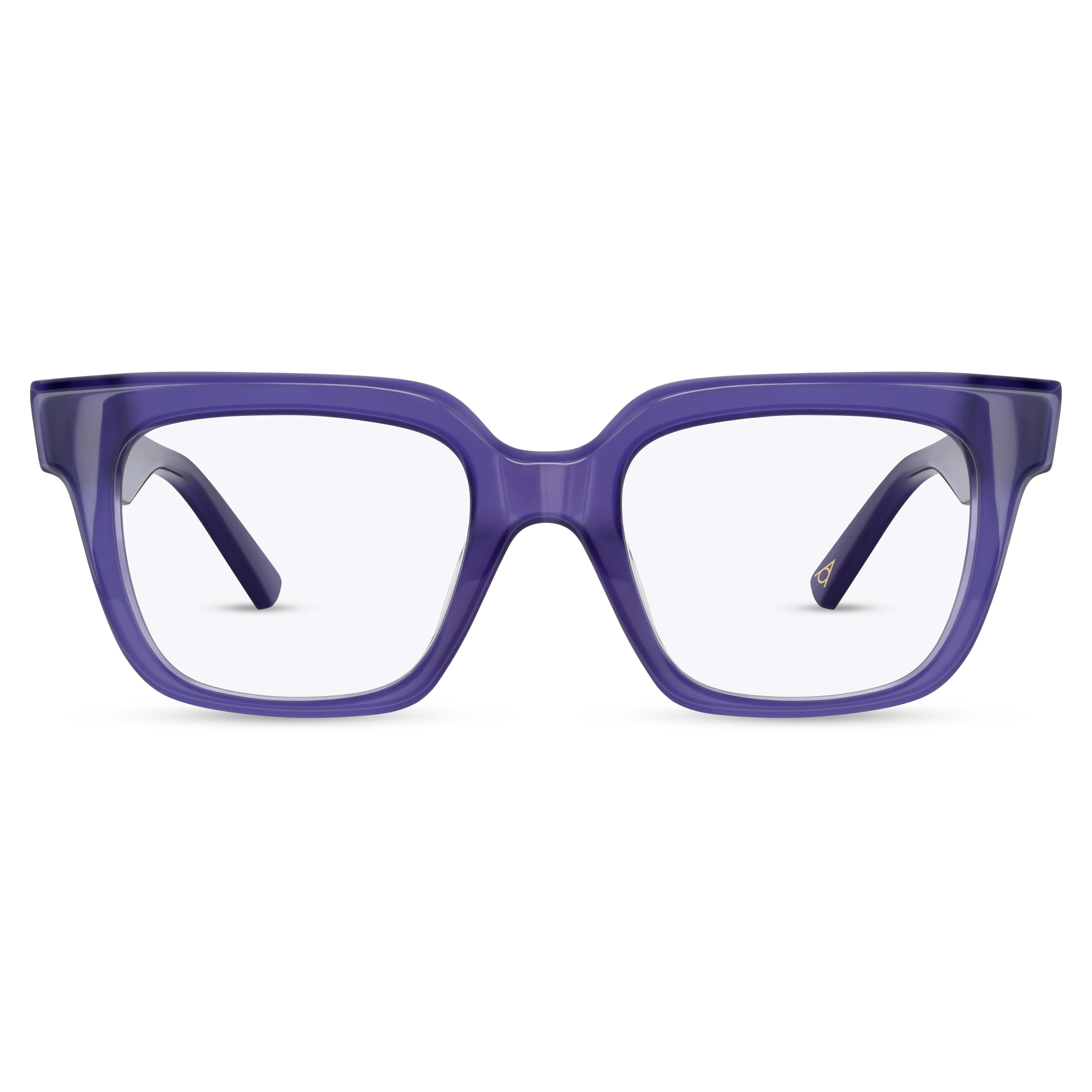 Front view of Arhlo frame ARH031#color_C1 Purple