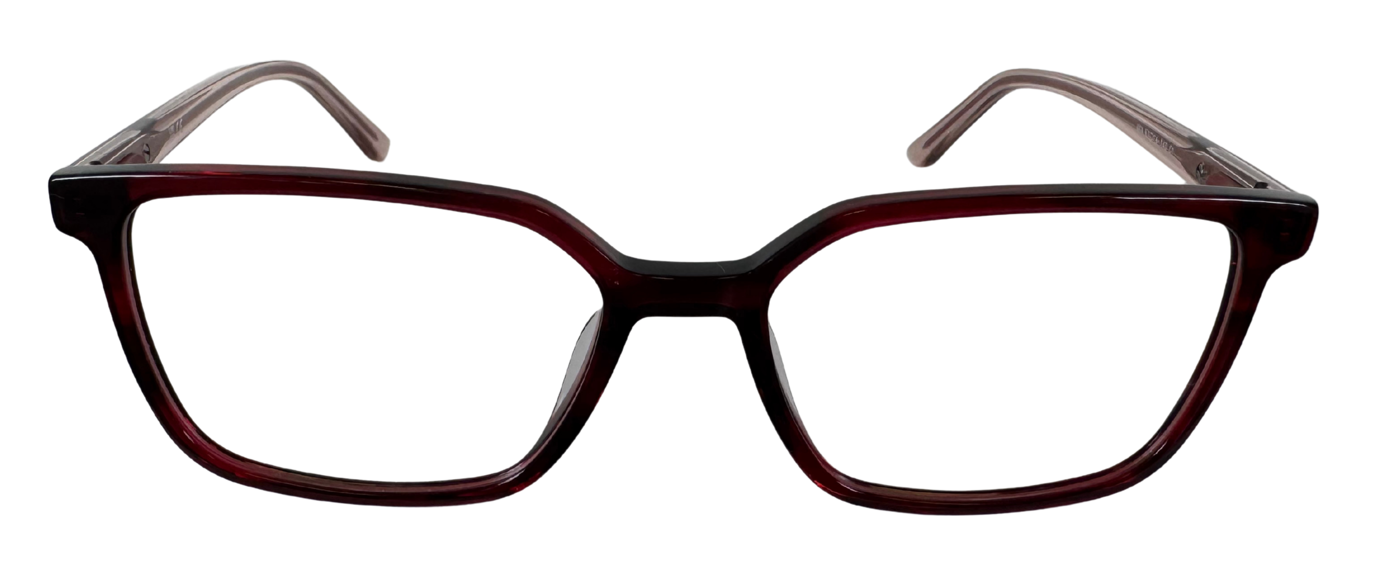 Front view of ASA #color_Shiny Transparent Red