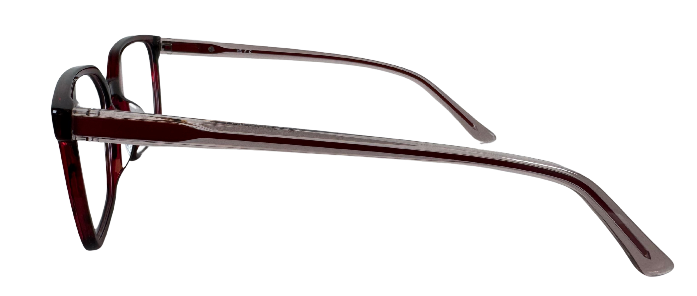 Side view of ASA #color_Shiny Transparent Red