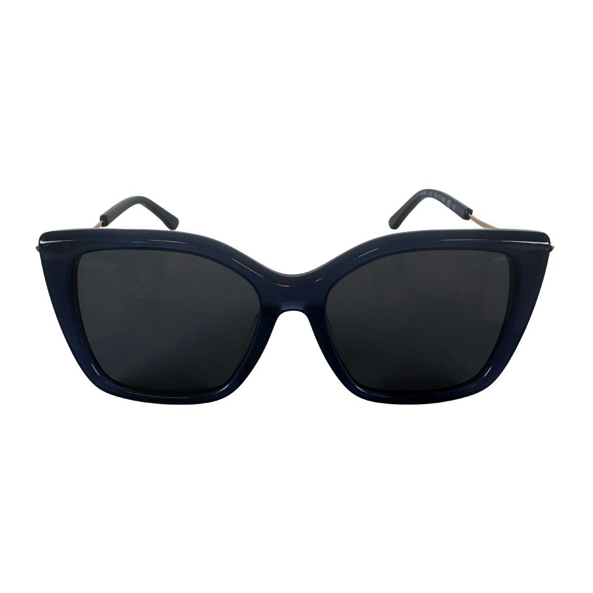 Front view of BIBI #color_Transparent Duck Blue