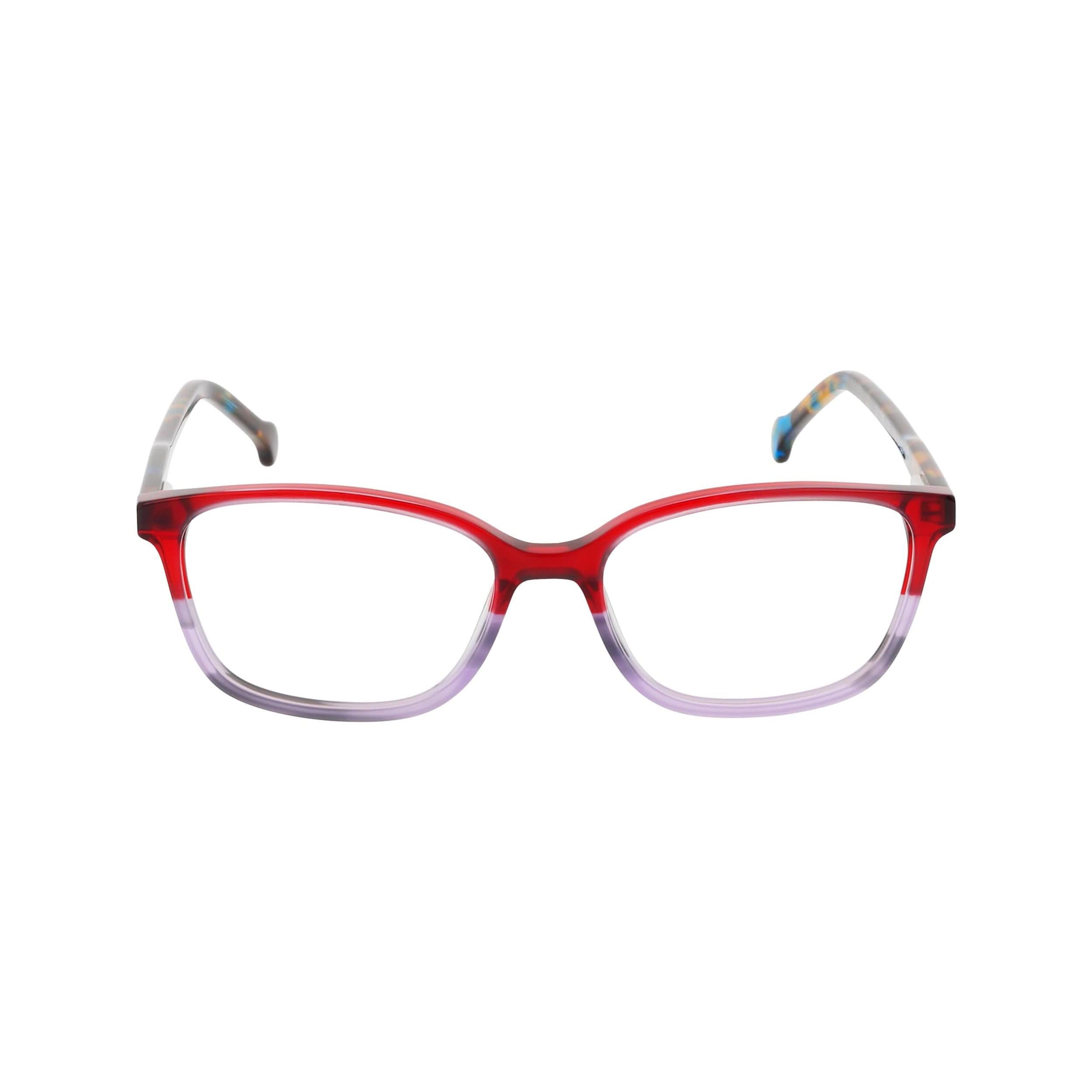Front view of Duncan and Todd frame BODIE5016C1/purple-mix/purple-mixburgundy/purple-mix/purple-mix/purple-mix/purple-mix#color_burgundy/purple-mix