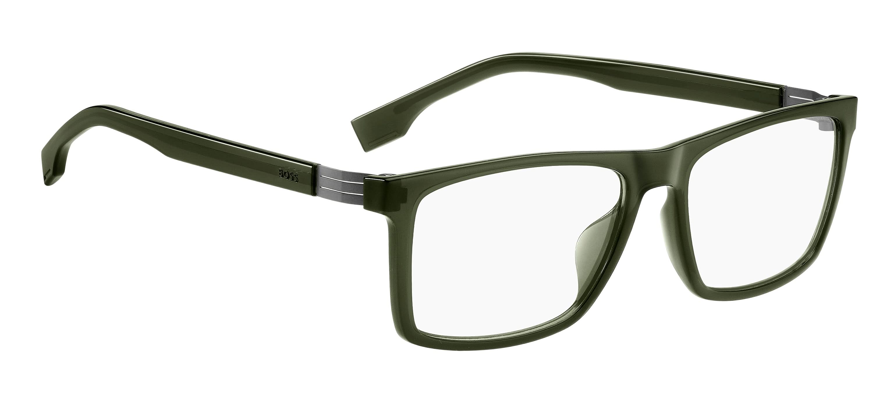 Side view of hugo boss 1701 frame #color_green