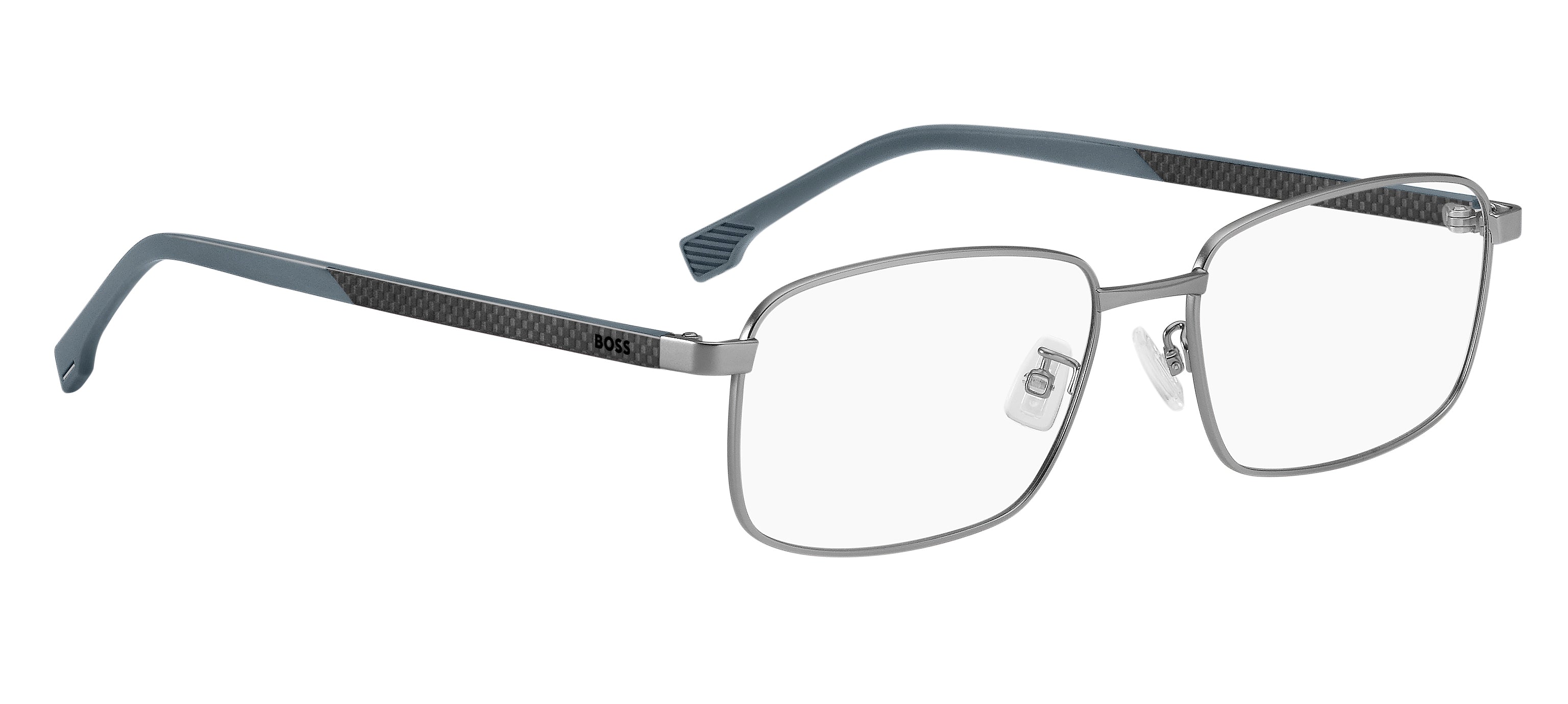 Side view of hugo boss 1715 frame #color_matte ruthenium