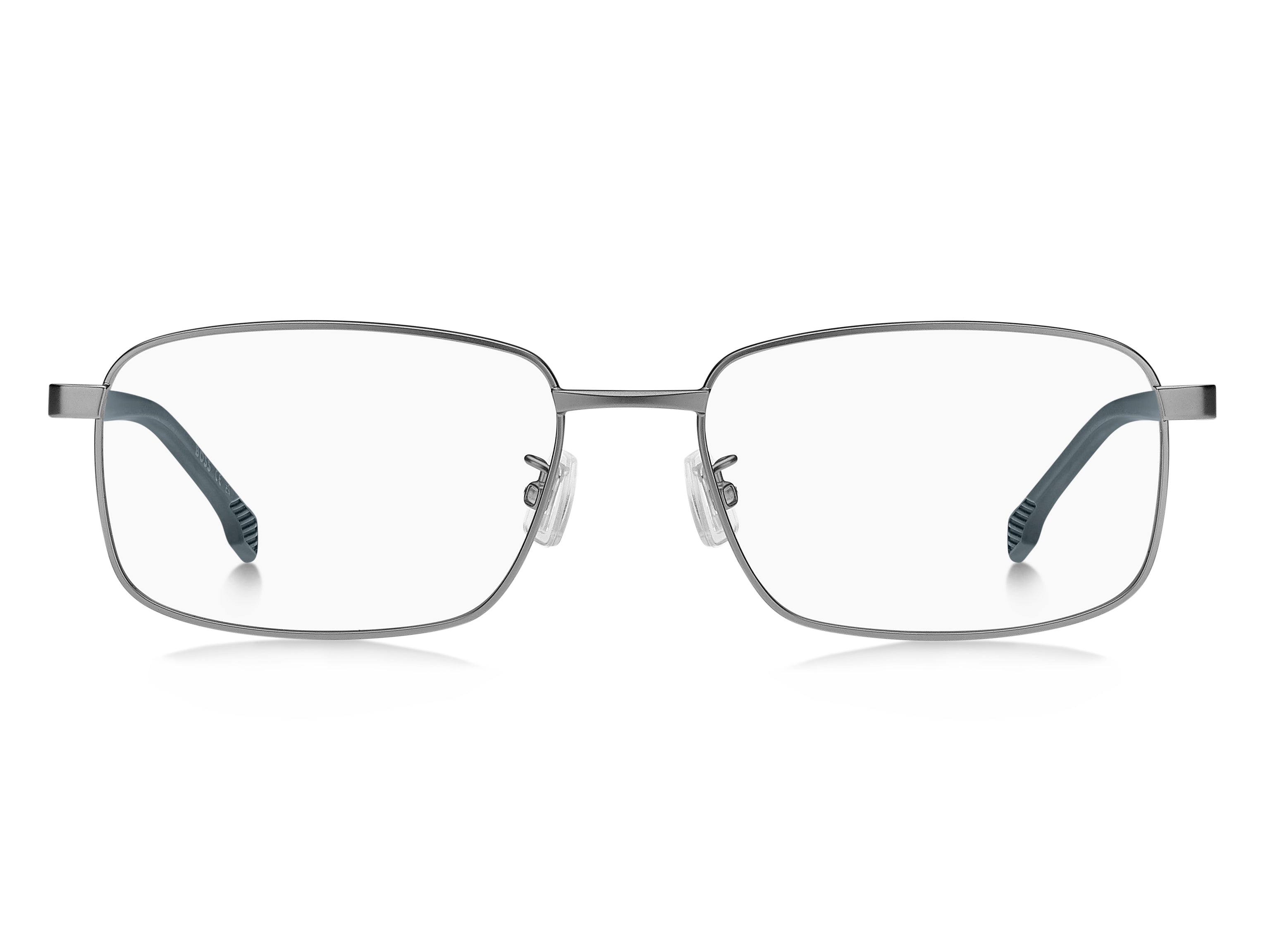 Front view of hugo boss 1715 frame #color_matte ruthenium