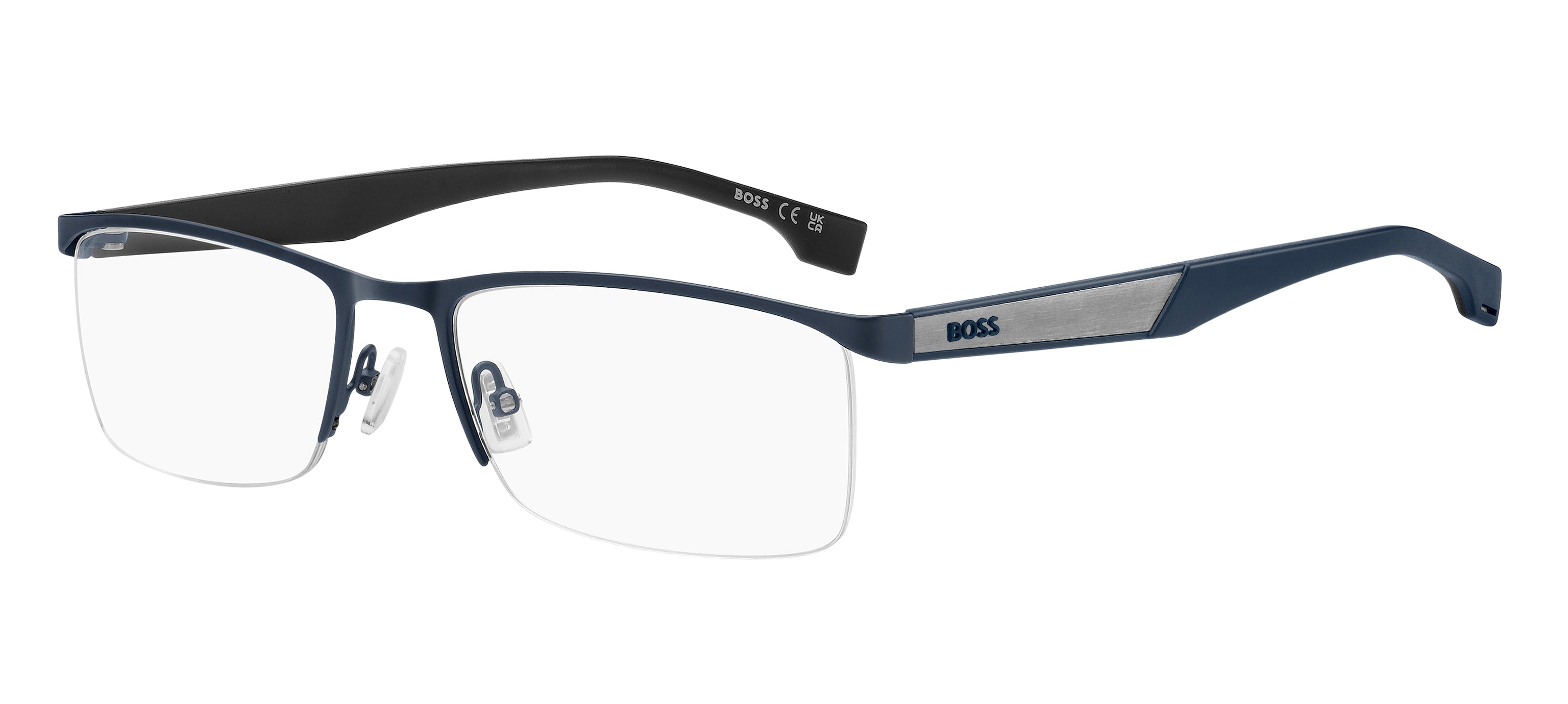 Side view of hugo boss 1770 frame #color_matte blue