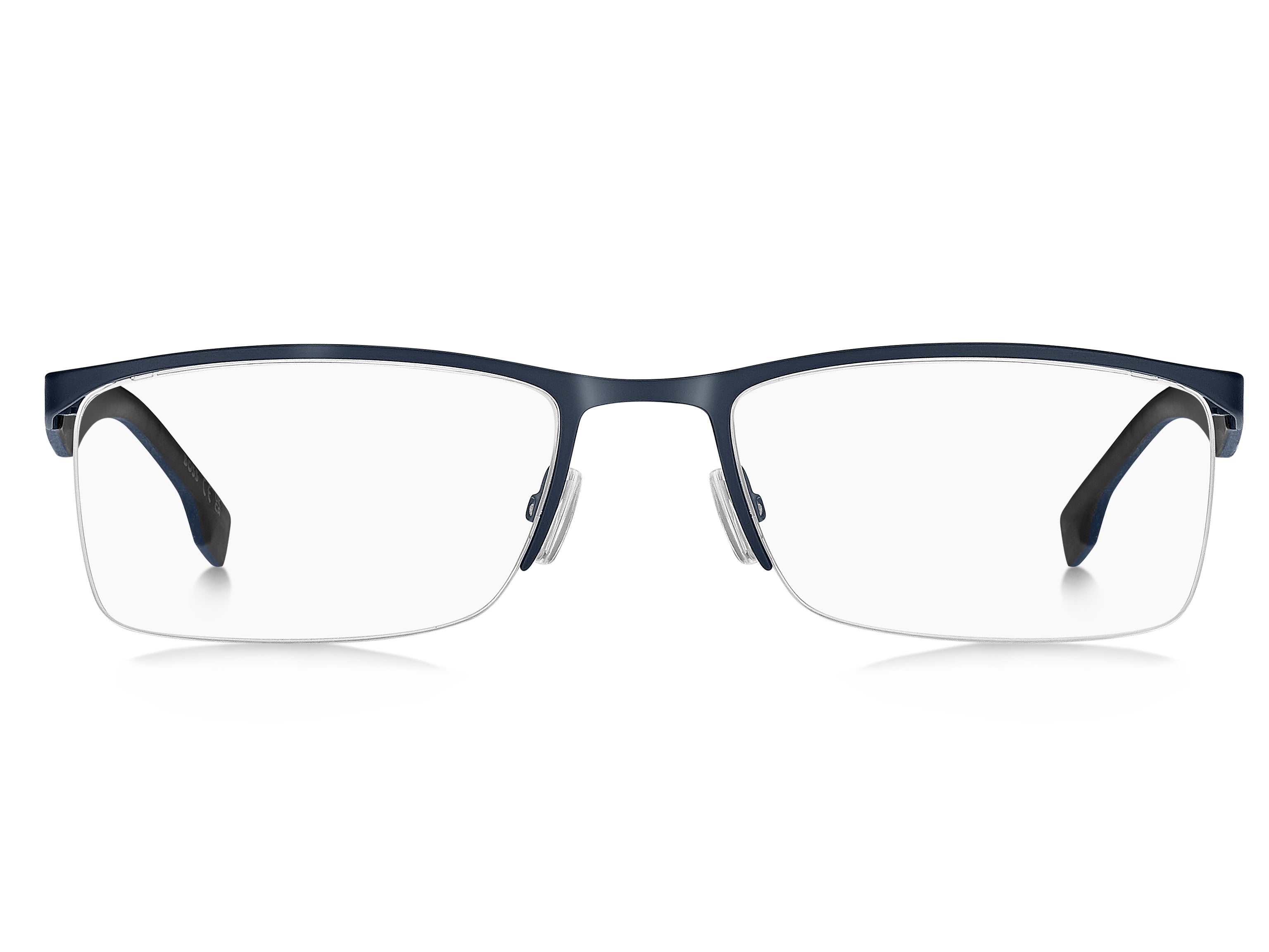 Front view of hugo boss 1770 frame #color_matte blue