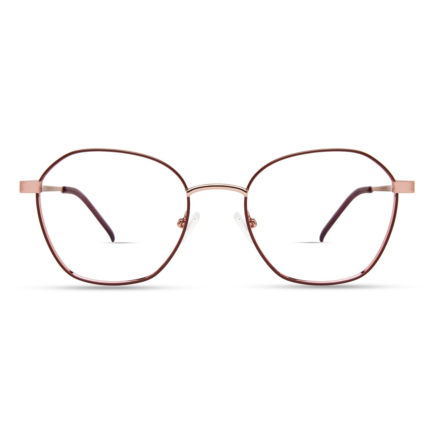 Front view of Eco Chia 1#color_burgundy