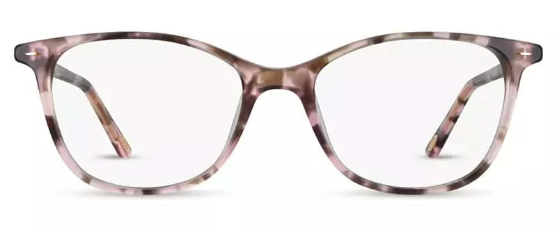 Front view of Cocoa Mint CM9146 #C2 Pink Tortoiseshell