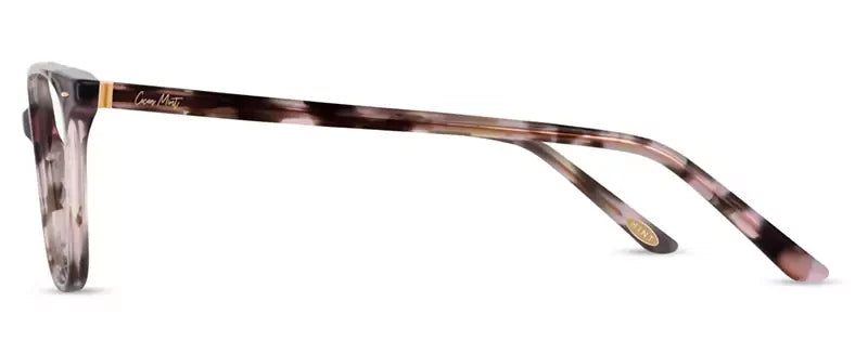 Side view of Cocoa Mint CM9146 #C2 Pink Tortoiseshell