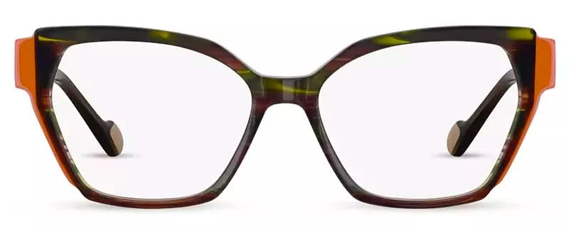 Front view of Cocoa Mint CM9197 #C1 Green Brown