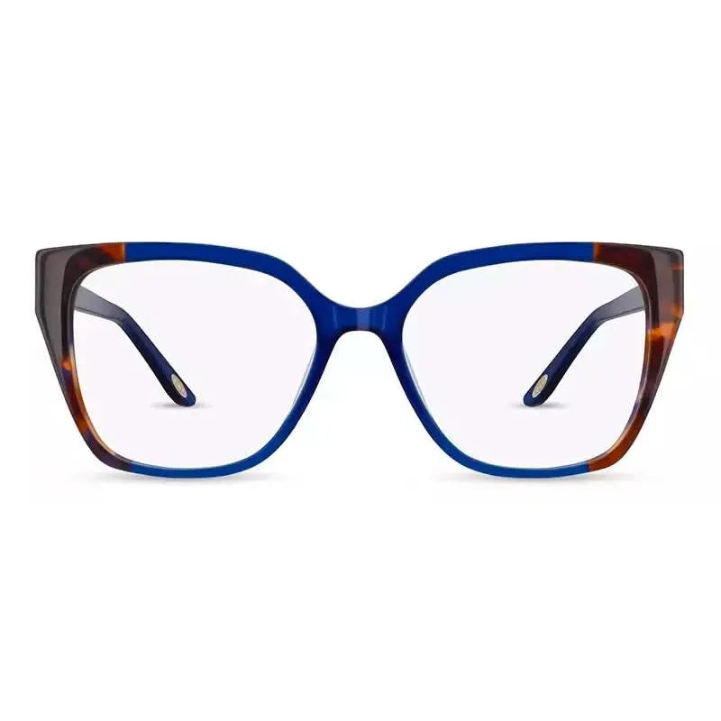 Front view of Cocoa Mint CM9198 #C2 Semi-Transparent Blue