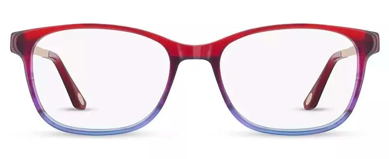 Front view of Cocoa Mint CM9205 #C1Red/Blue Fade