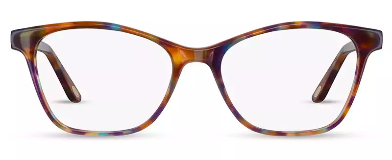 Front view of Cocoa Mint CM9206 #C1 Brown/Purple Marble